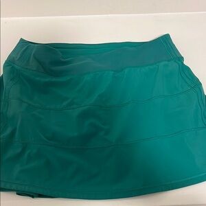 Lululemon Green Athletic Skirt